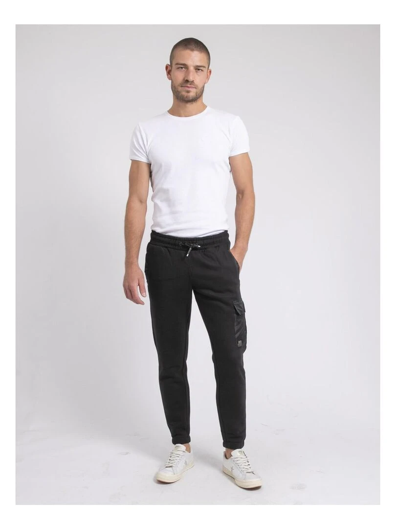 Pantalon battle molleton VANCOUVER   Noir