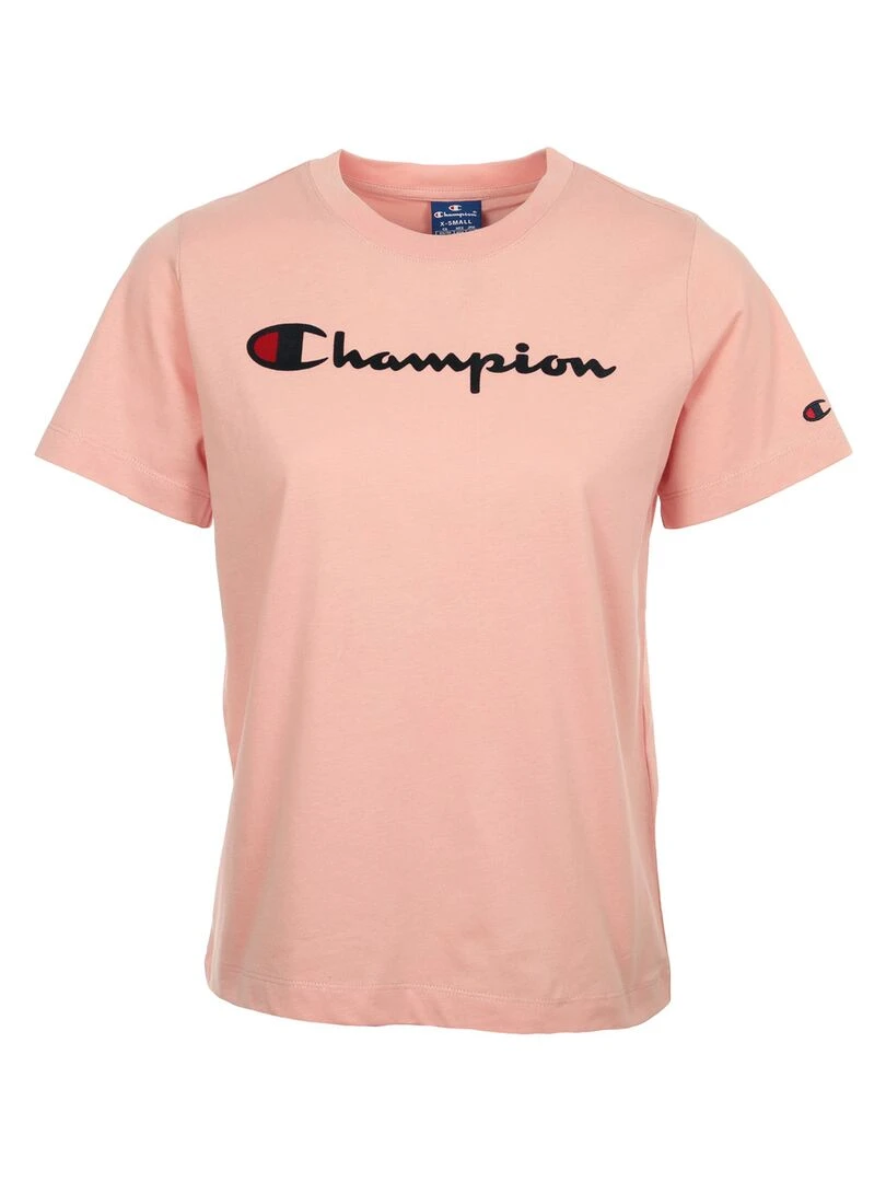 Champion Crewneck T Shirt Wn's Rose