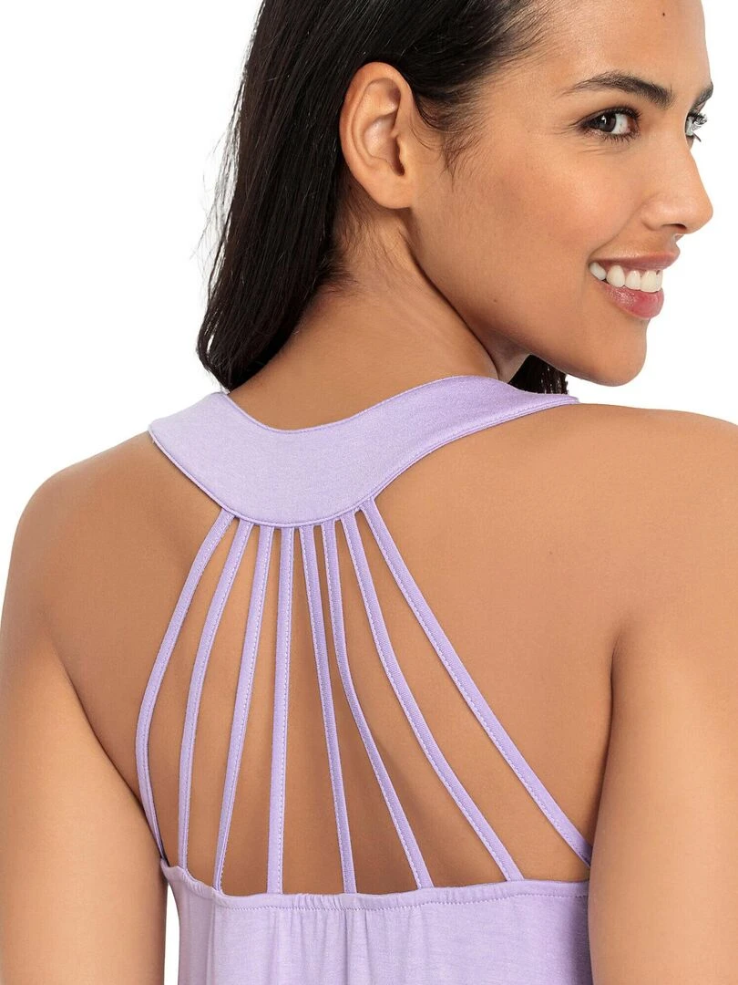 Robe estivale sans manches Tropic   Violet