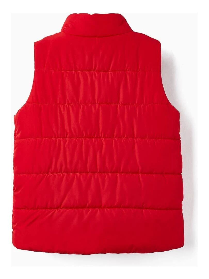 Gilet matelassé avec doublure polaire pour garçon ROYALS OFF DUTY Rouge