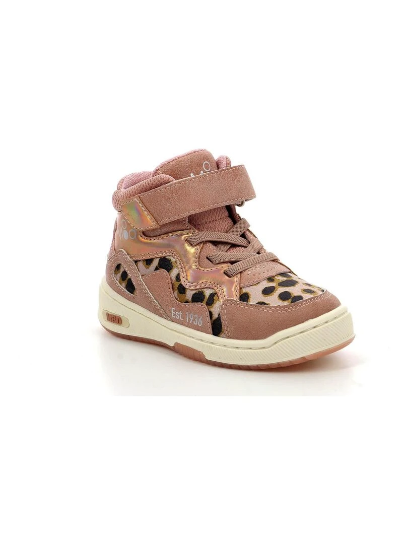 Sneakers hautes Synthetique Dealmooding Rose