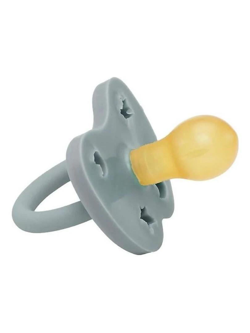 Tétine ronde caoutchouc naturel 3 36 mois Gris Boite unitaire Gris