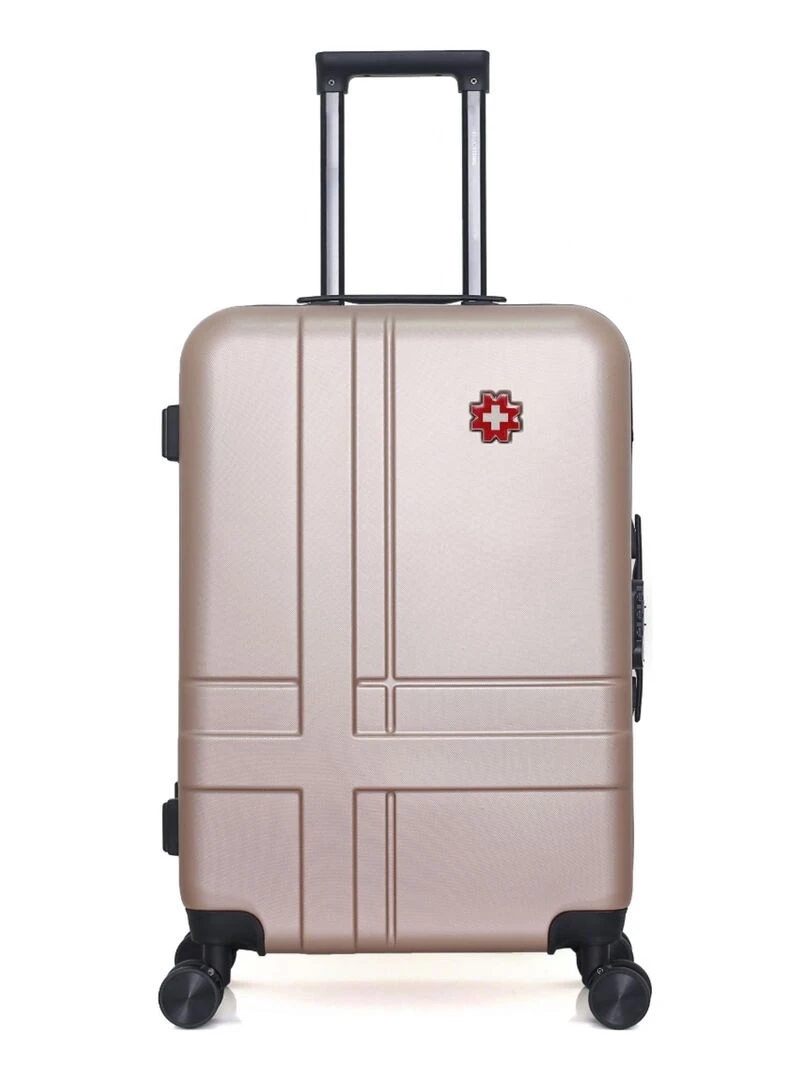 SWISS KOPPER VALISE WEEKEND ABS USTER 4 ROUES 65 CM Rose