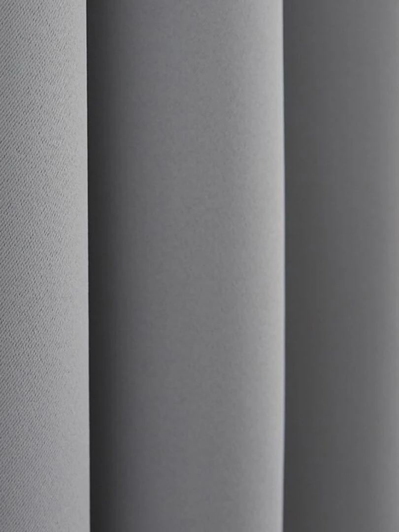 Rideau Occultant Gris Clair 140 X 260 Cm   Gris