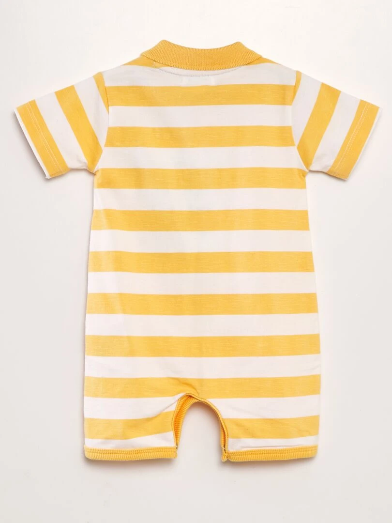 Barboteuse rayée   Jaune