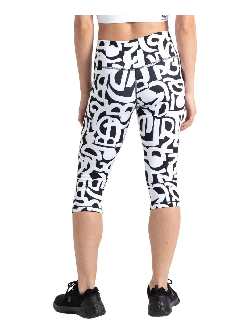 Dare 2B   Legging ¾ INFLUENTIAL   Noir Blanc