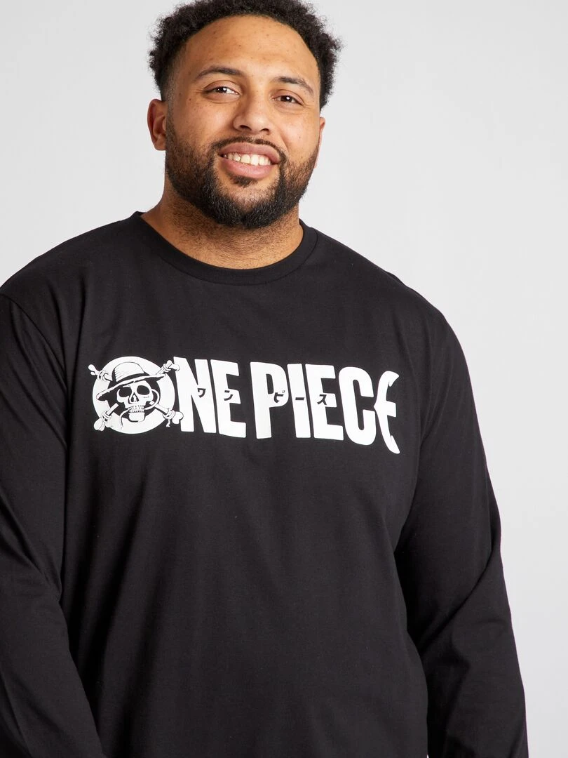 Pyjama 'One Piece' 2 pièces Noir