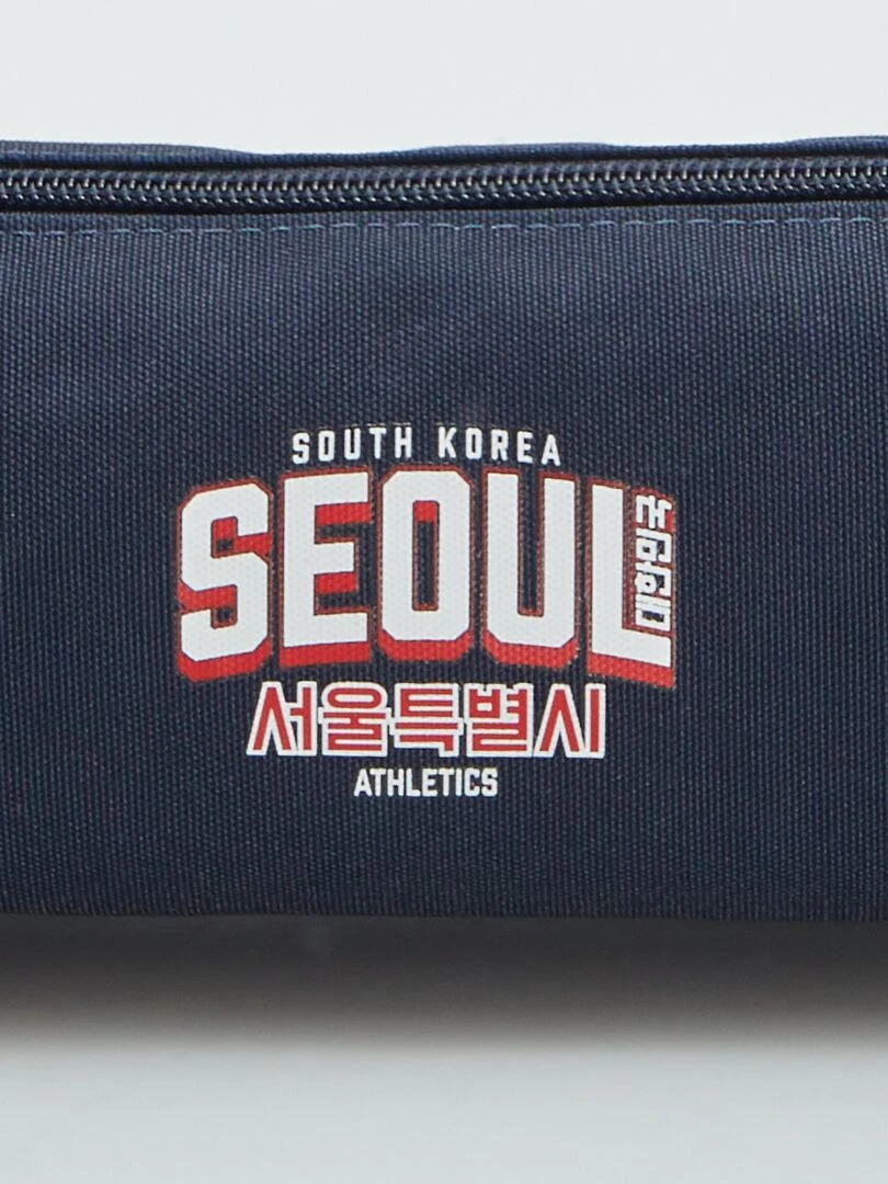 Trousse ronde   Bleu