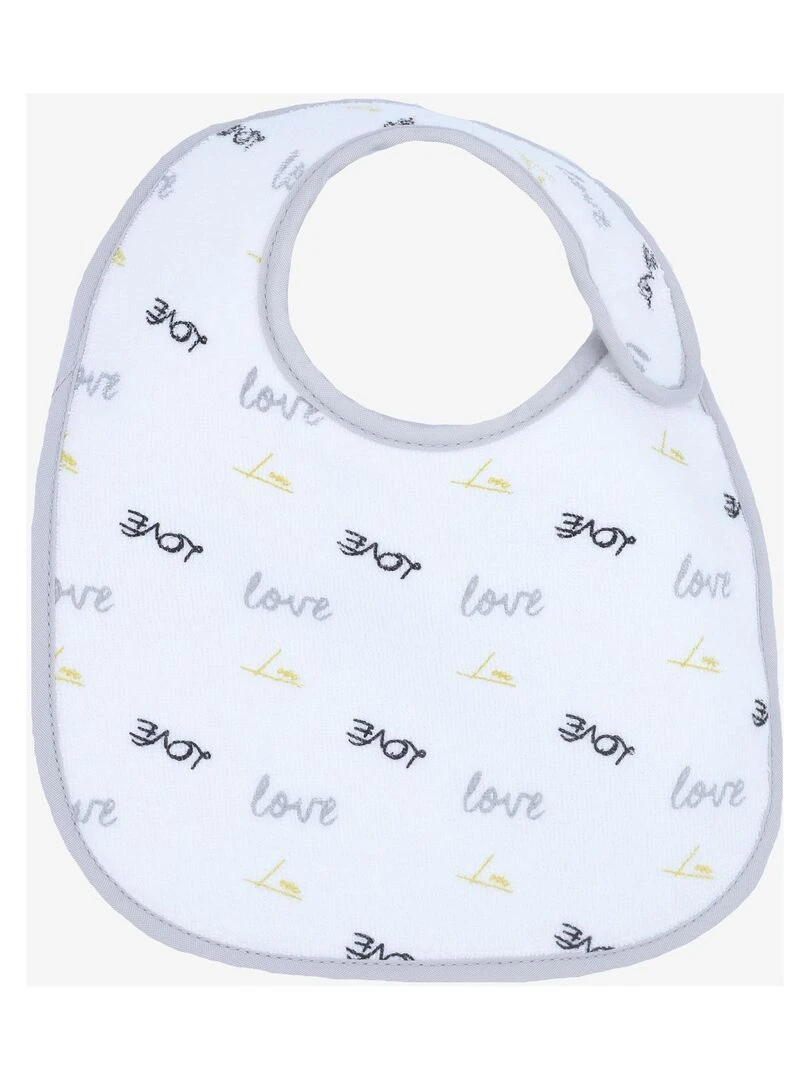 Lot de 7 bavoirs bébé bébé Trois Kilos Sept   Jaune