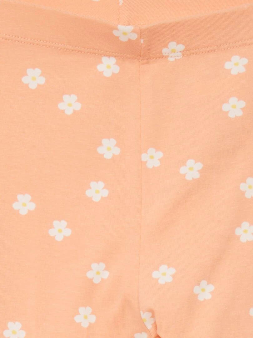 Legging en jersey stretch à taille élastiquée Orange