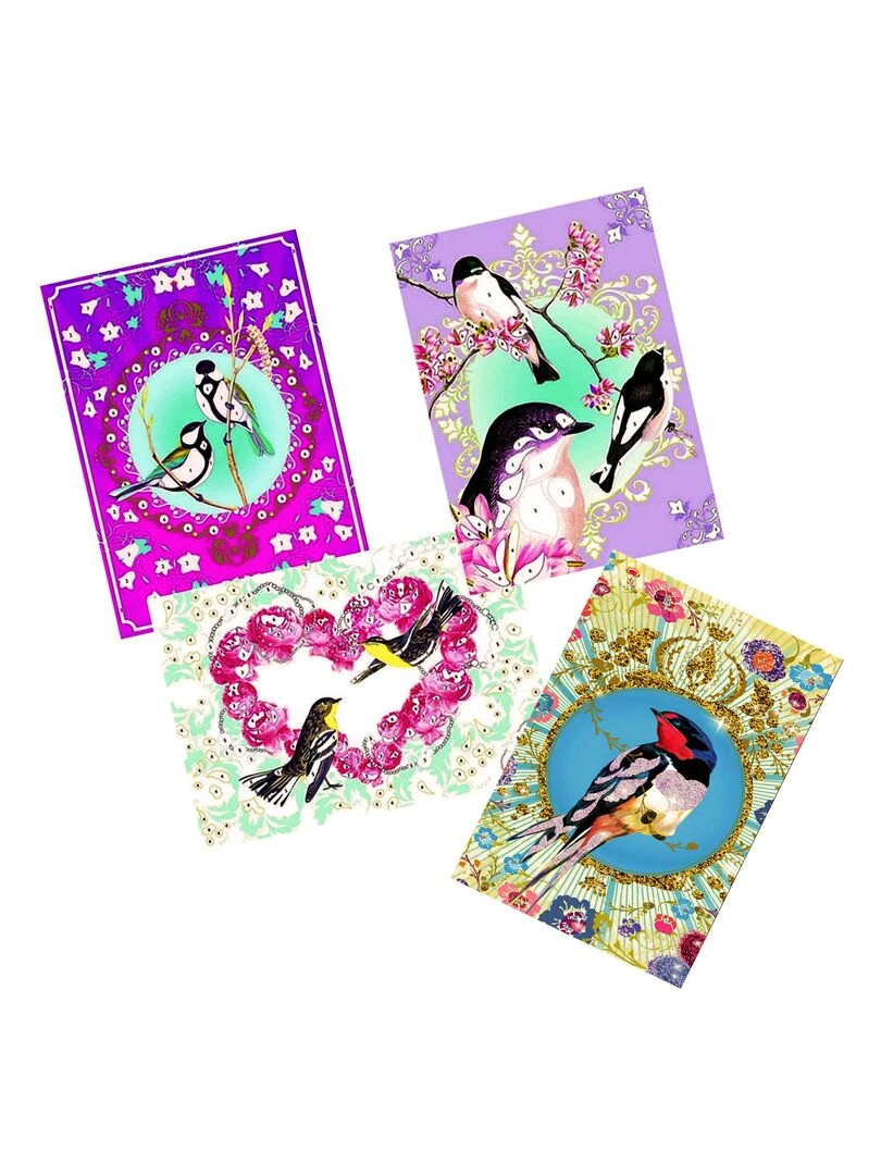 Tableaux Paillettes Oiseaux A Paillettes   N/A