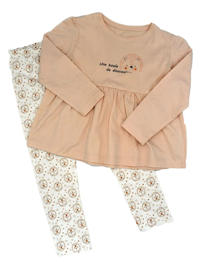 Pyjama 'gpp2 Demain' 'doo&bo' Rose clair