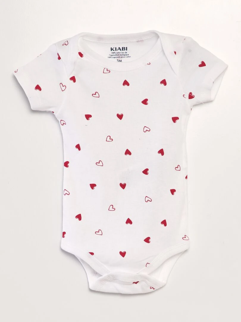 Lot de 3 bodies   BLANC