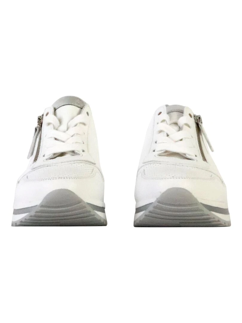 Basket Cuir Gabor FI. Twist   Blanc