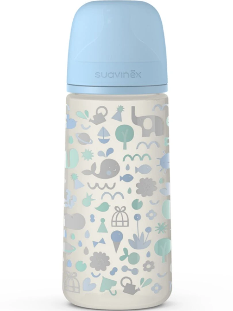 Biberon Avec Tétine Symétrique Sx Pro L Memories Bleu (360 Ml) Bleu
