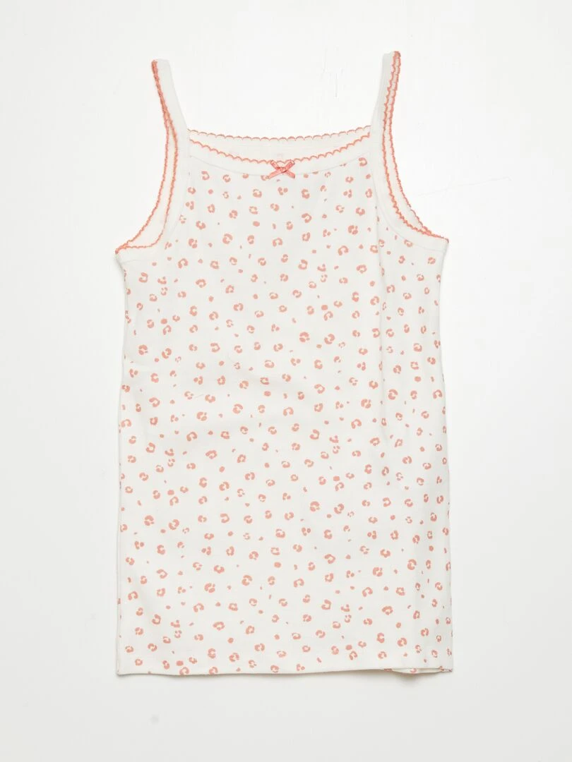 Lot de 2 débardeurs + 3 culottes   5 pièces   Jaune