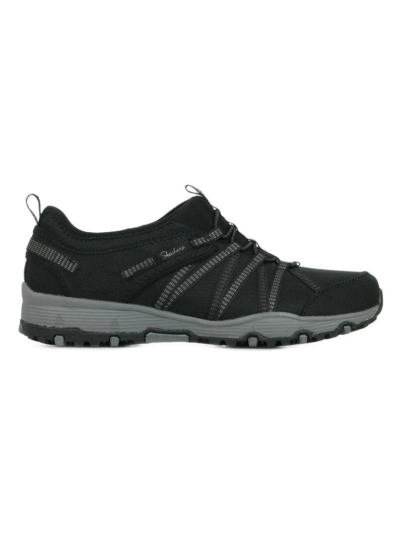 Baskets Skechers Seager Hiker Creek Vibes Noir Gris