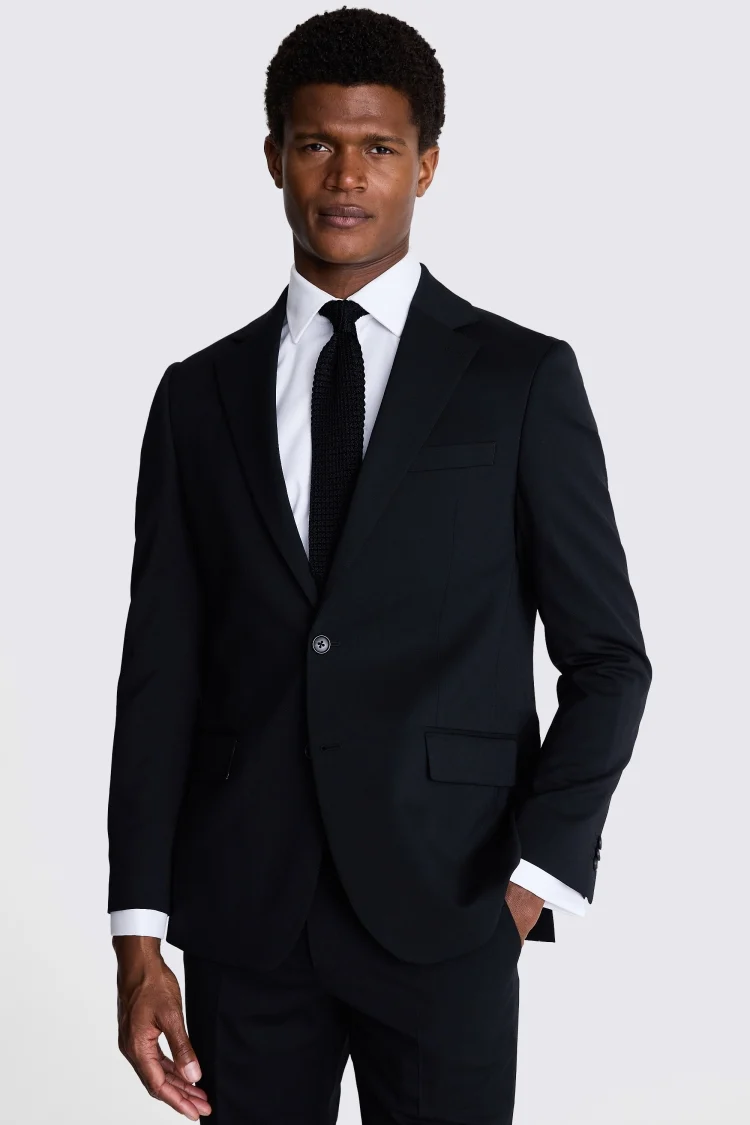 Ted Baker Tailored Fit Black Twill Jacket Buy Online at Moss