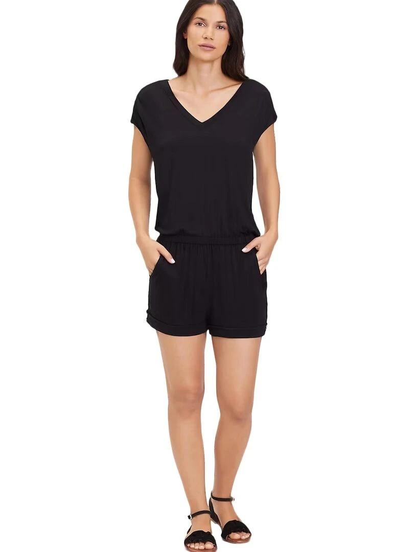 Combishort de plage Safari   Noir