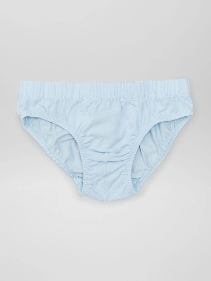 Lot de 7 slips imprimés   BLEU