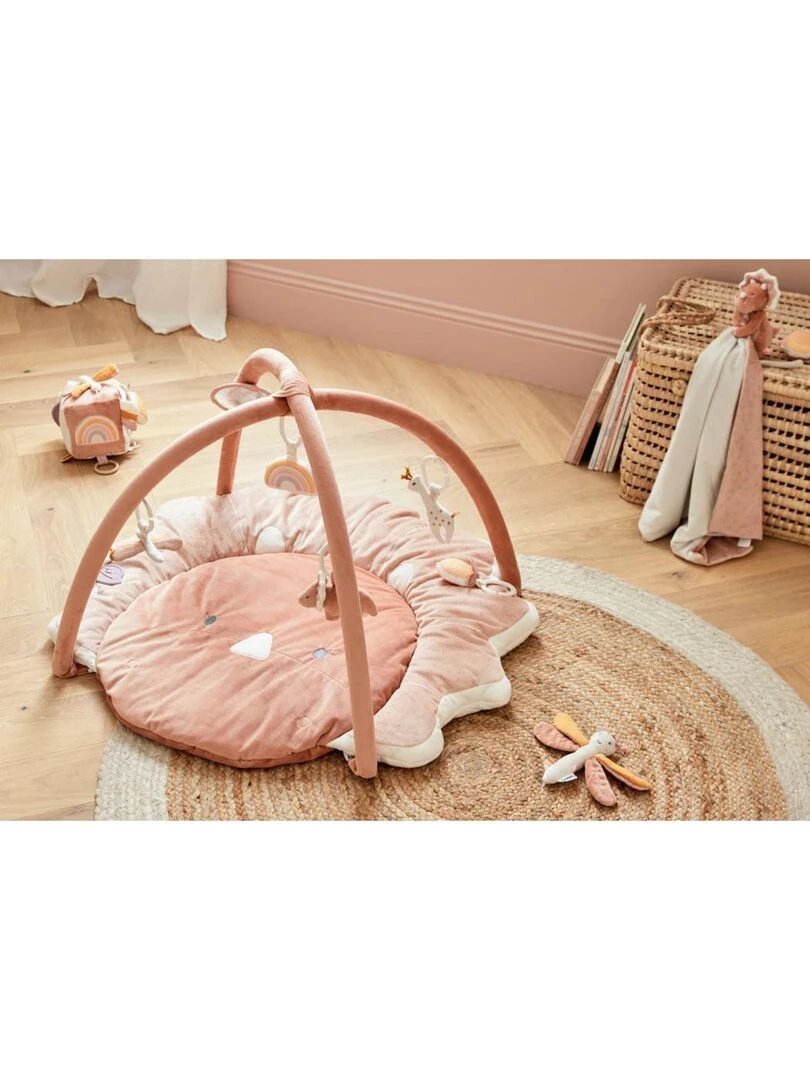 Tapis d'éveil Popsie en Veloudoux®  poudré   Noukie's   Rose