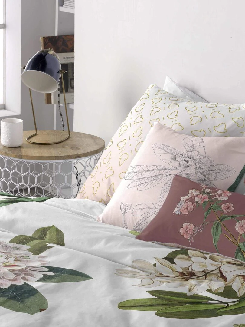 Housse de coussin Cat & mouse "Happyfriday"   Blanc