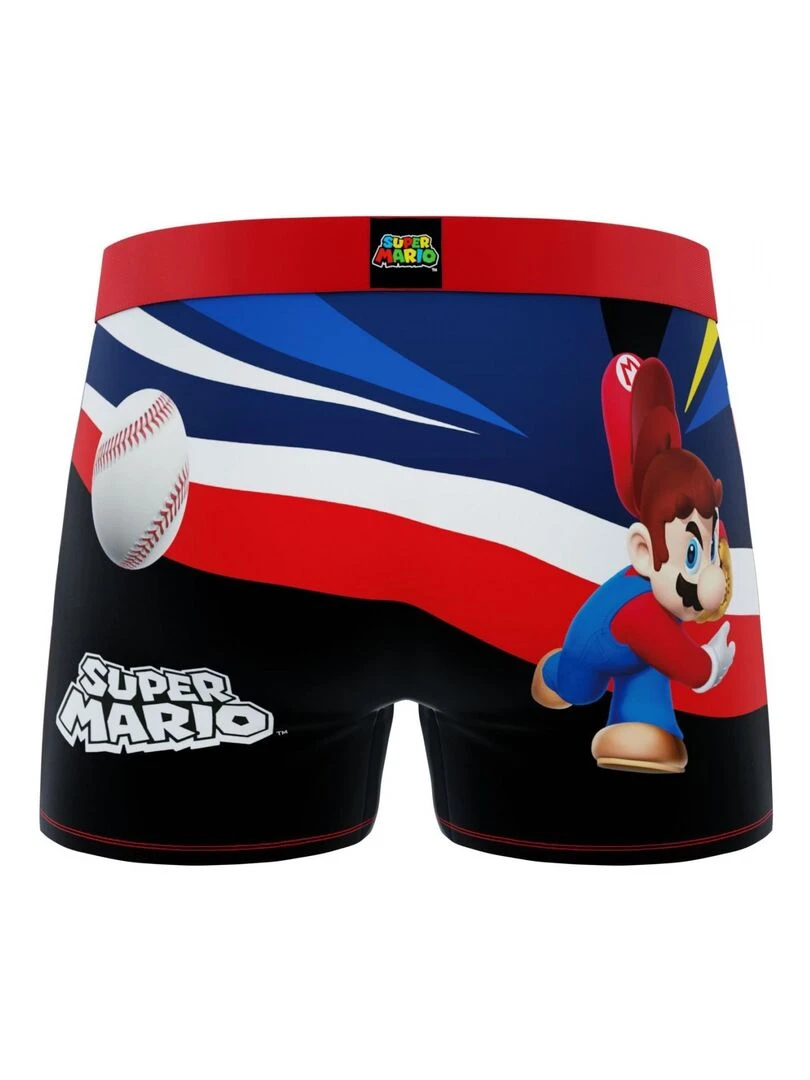 Lot de 3 boxers garçon Super Mario Bross Freegun   Bleu
