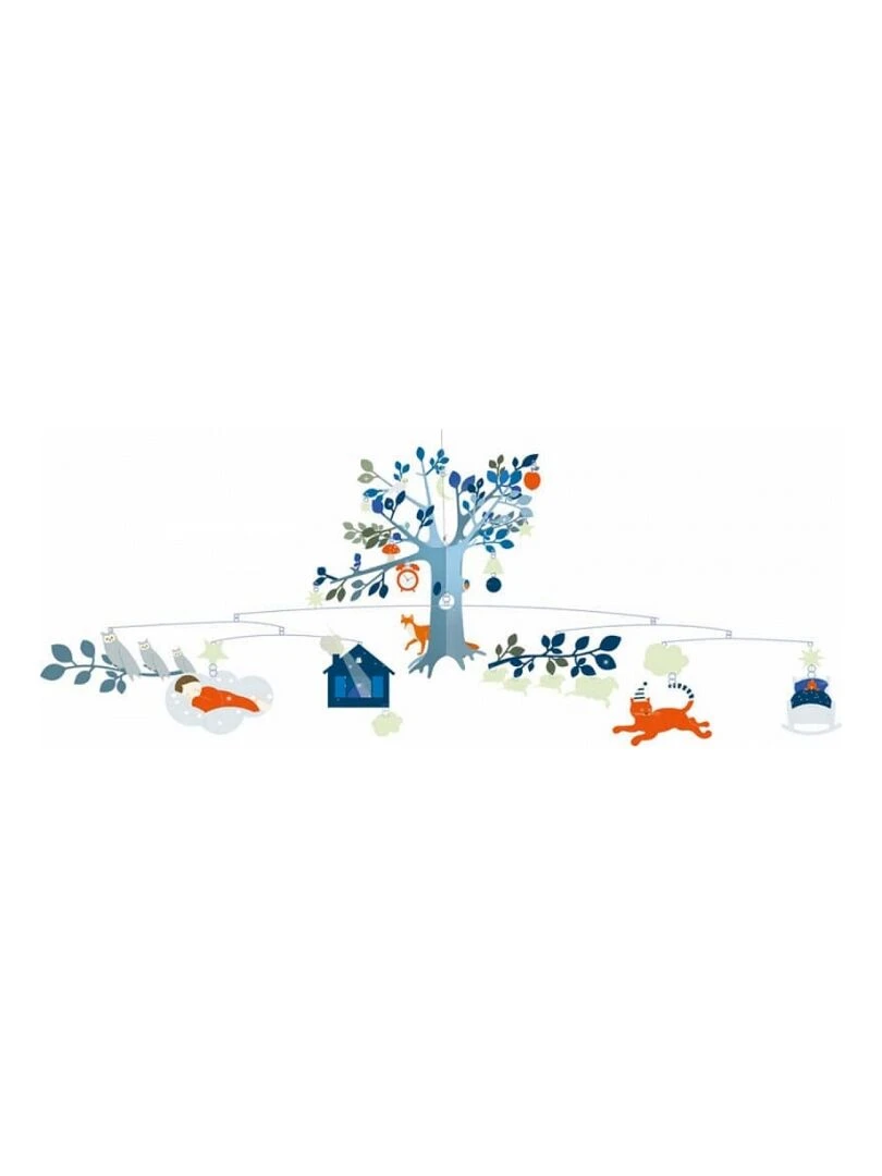 'djeco' Mobile Nuit Insolite Orange
