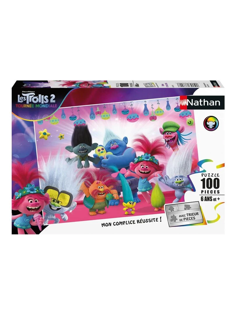 Puzzle 100 pièces : Les Trolls 2 : Poppy et ses amis N/A