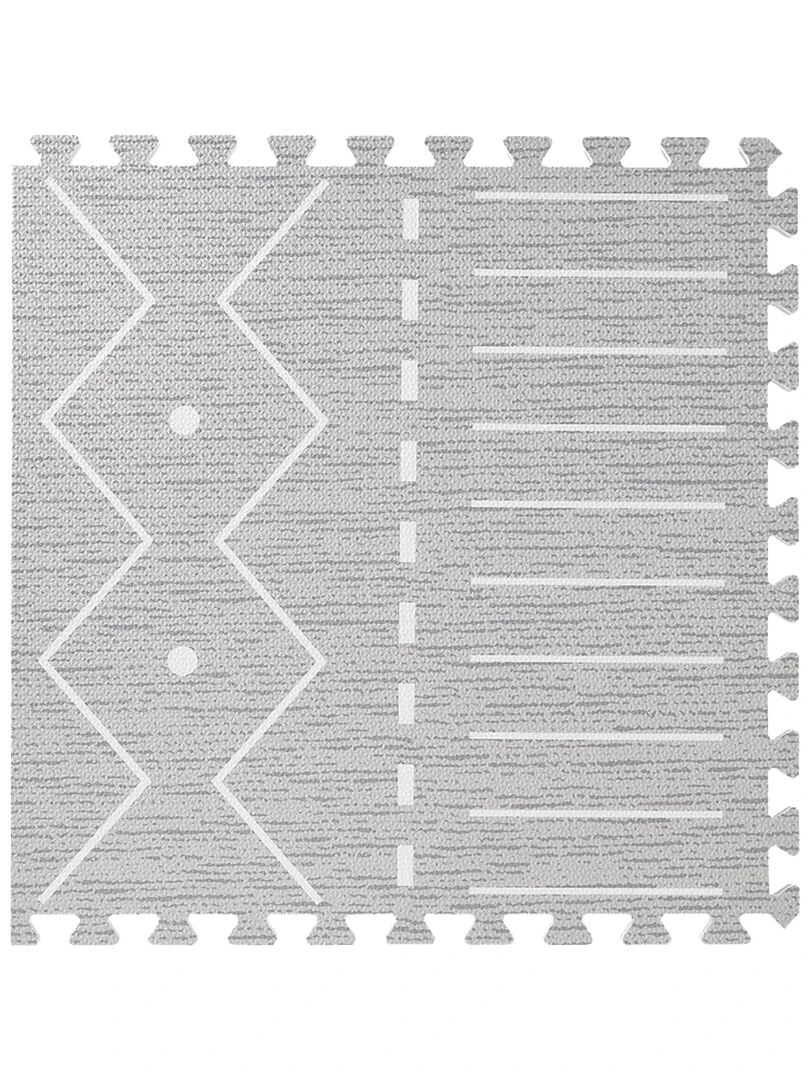 Tapis de jeu mousse BERBER PUZZLEMAT STORM Gris foncé