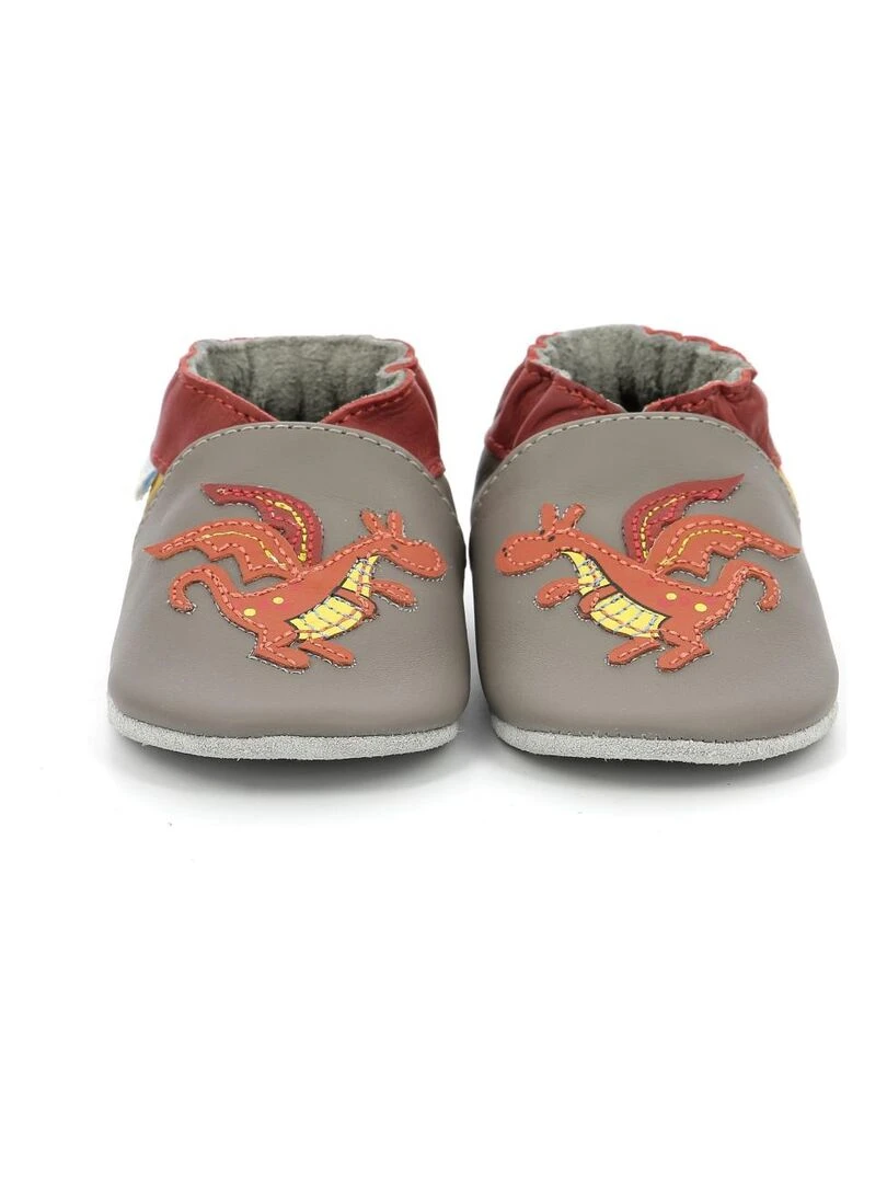 Chaussons Cuir Firetale   Gris
