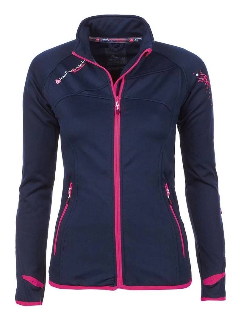 Blouson polarshell fille FACLIMATE PEAK MOUNTAIN Bleu marine