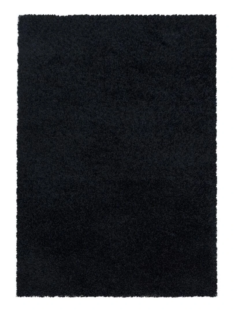 Tapis shaggy UNI I OEKO TEX® Noir