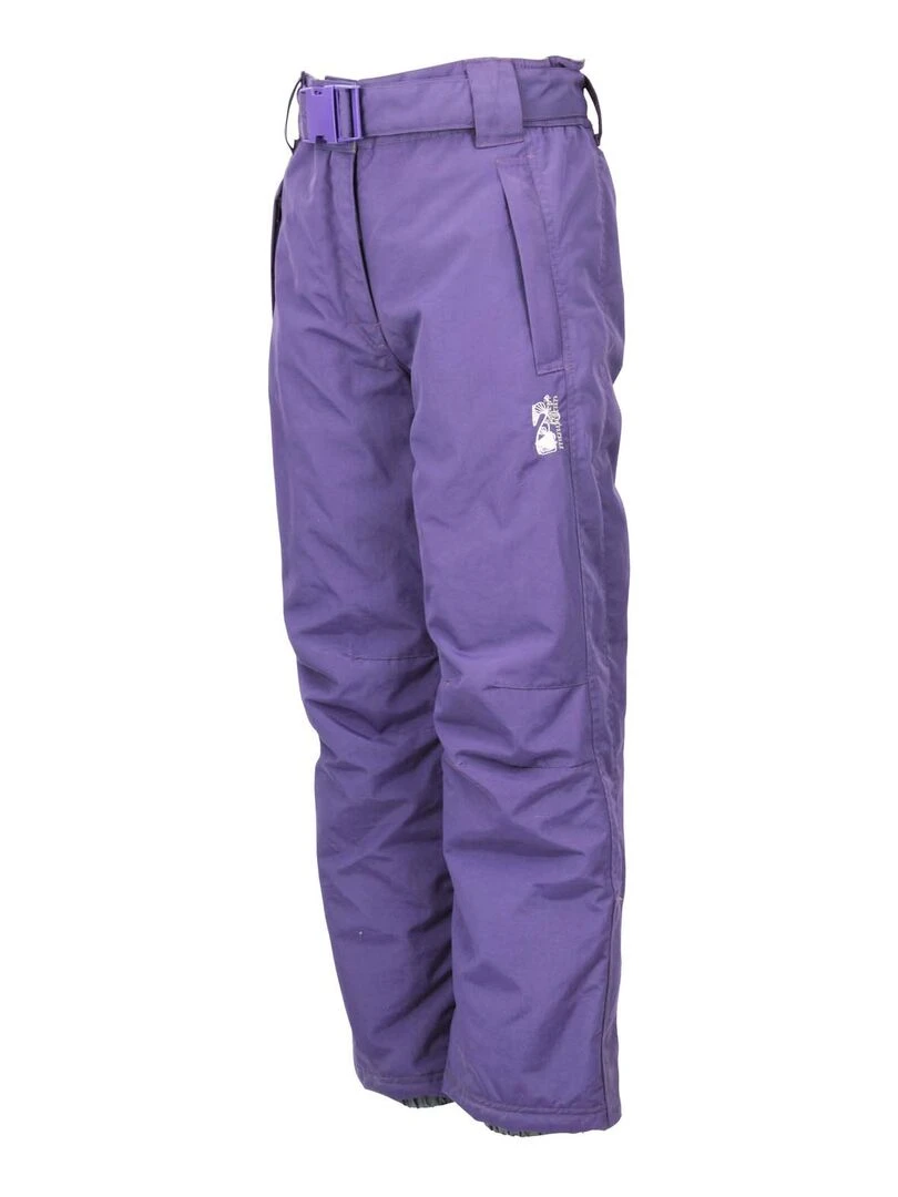 Pantalon de ski fille GARALOX   PEAK MOUNTAIN   Violet