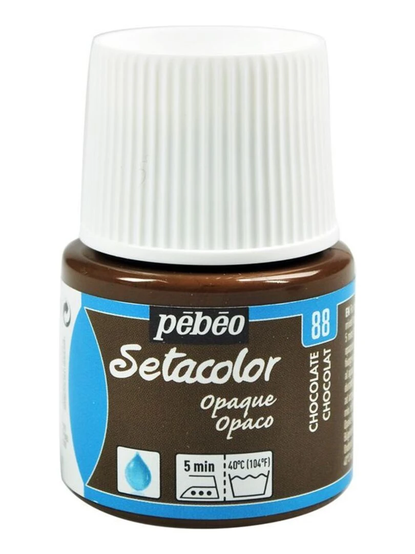 Peinture textile Setacolor opaque Chocolat 45 ml N/A