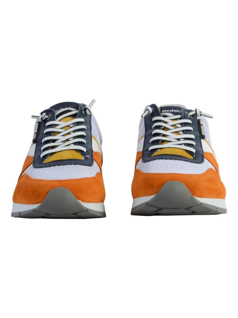 Basket Cuir Redskins Smith   Orange