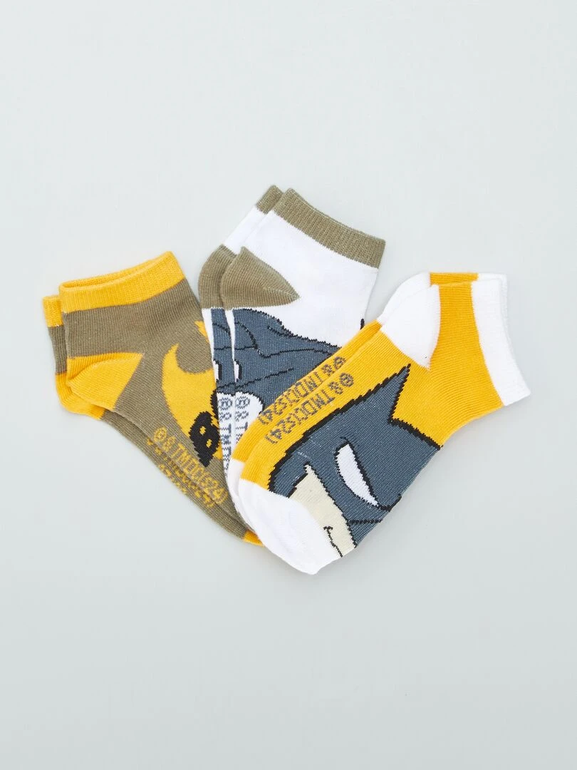 Lot de chaussettes 'Batman' 3 paires Blanc