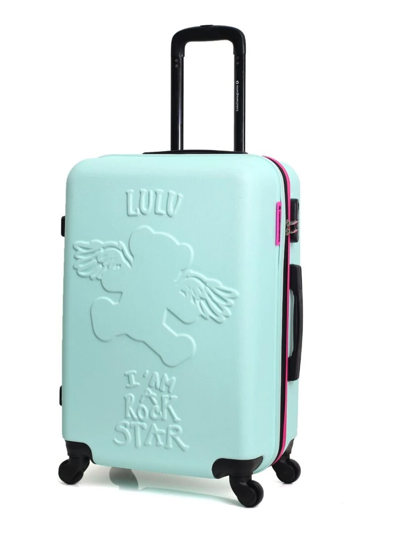 LULU CASTAGNETTE VALISE L OURS AILE Vert