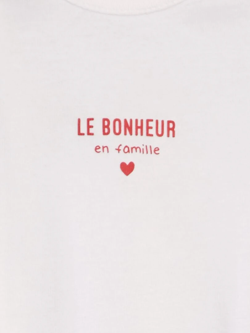 Lot de 3 bodies Bleu/blanc