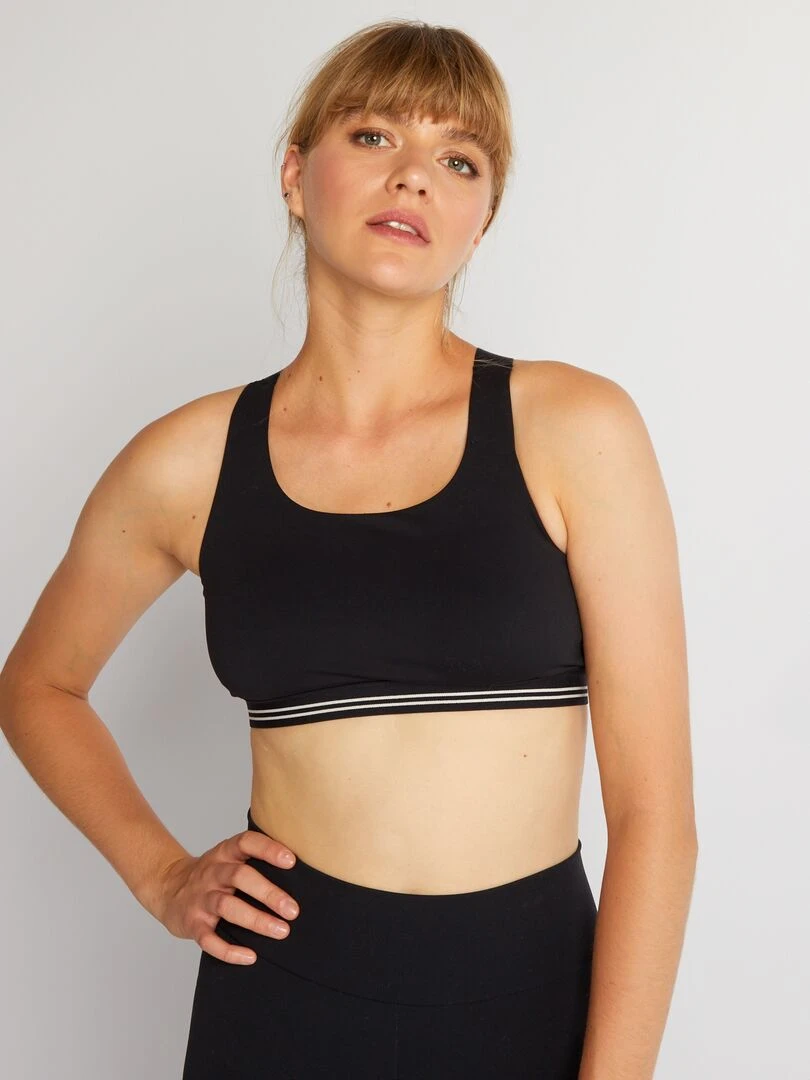 Brassière de sport noir