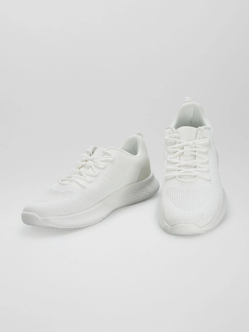 Baskets en mesh esprit running   Blanc