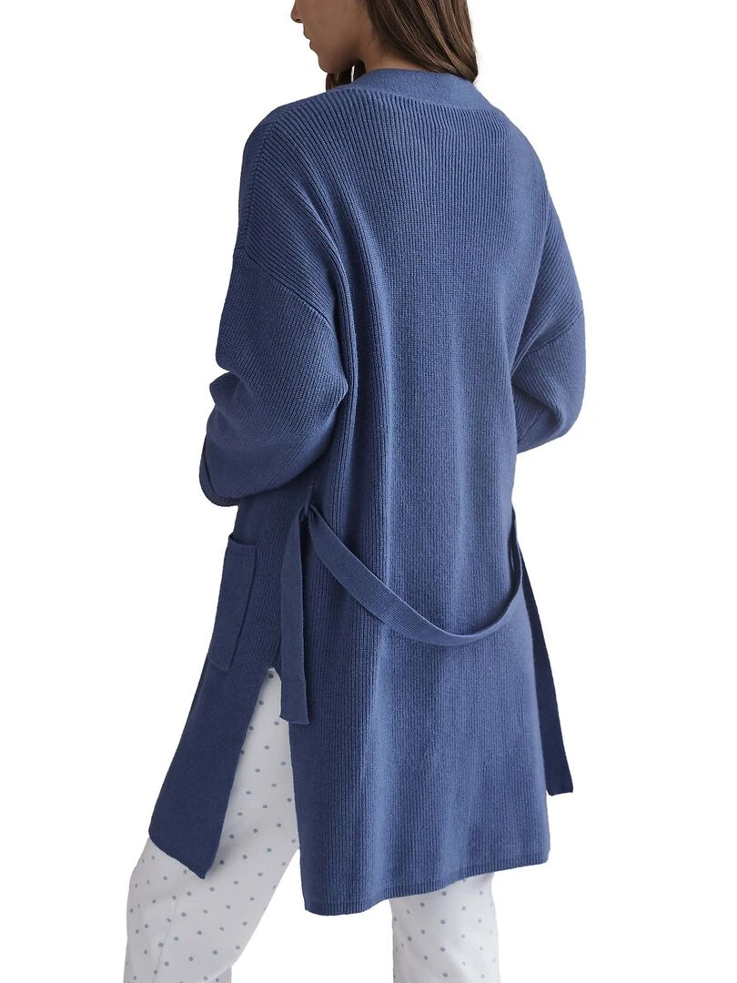 Cardigan veste d'intérieur Complementos Bleu