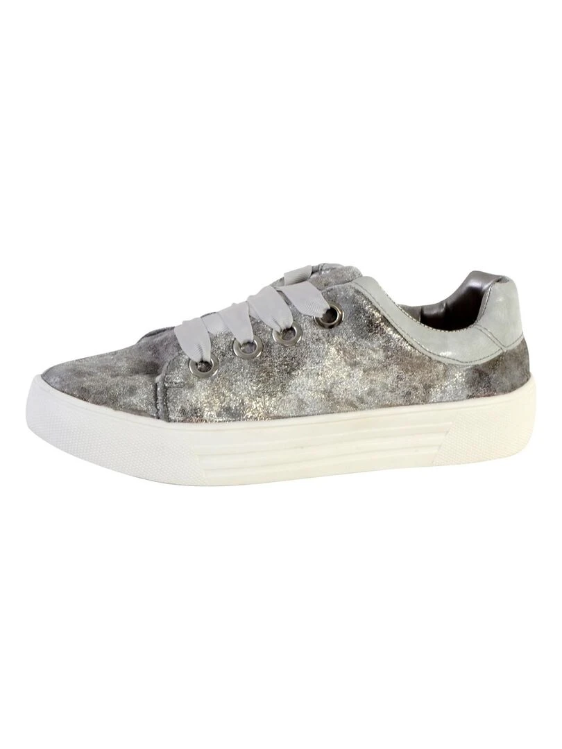 Basket Femme The Divine Factory Gris