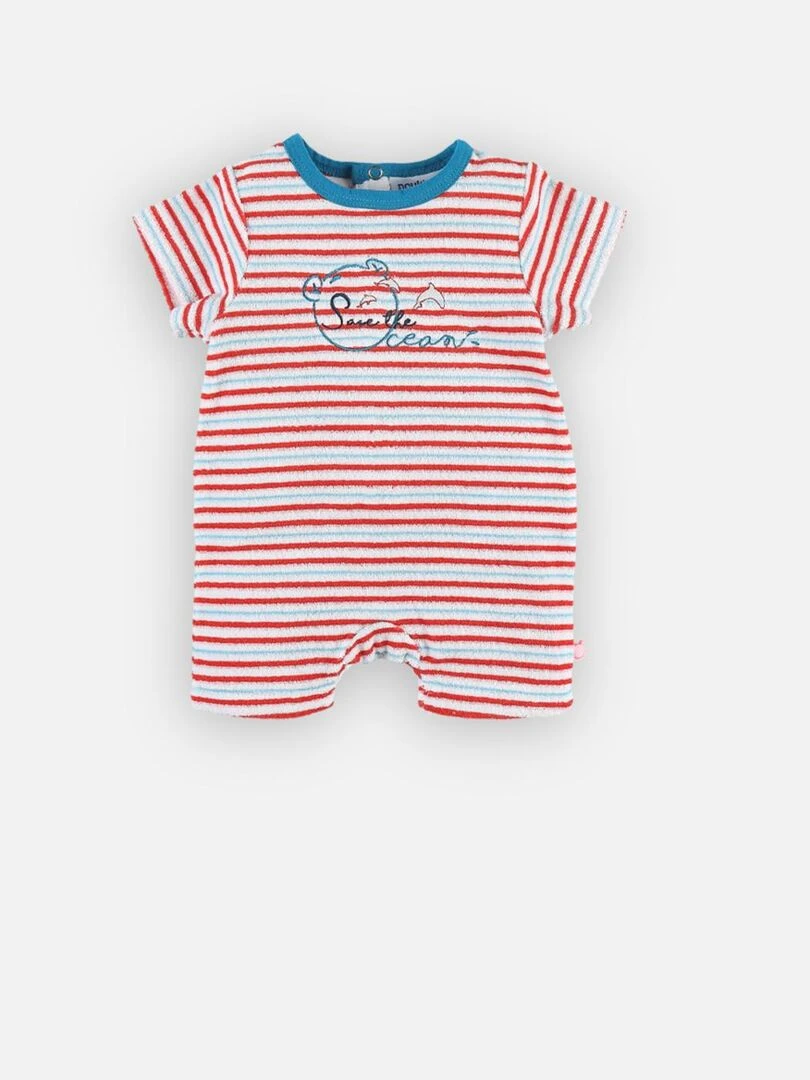 Pyjama combishort en jersey Noukie's Rouge