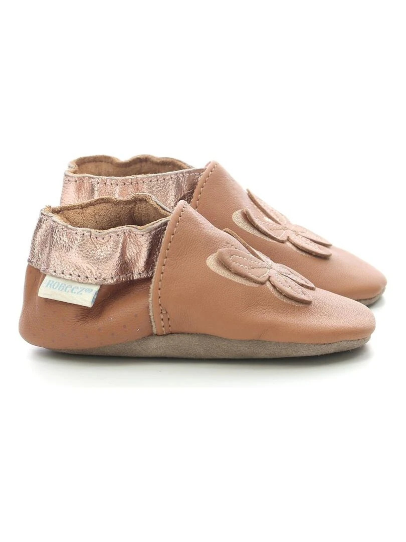 Chaussons Cuir Fly In The Wind Marron