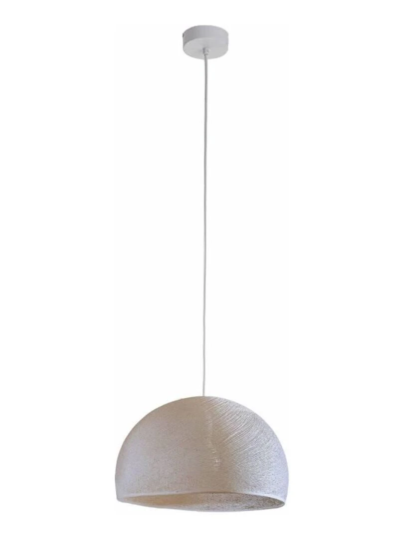 Suspension simple coupole 31cm Ecru