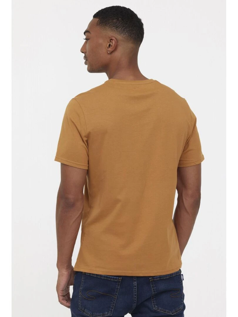Lee Cooper   T Shirt manches courtes coton regular AREO   Camel