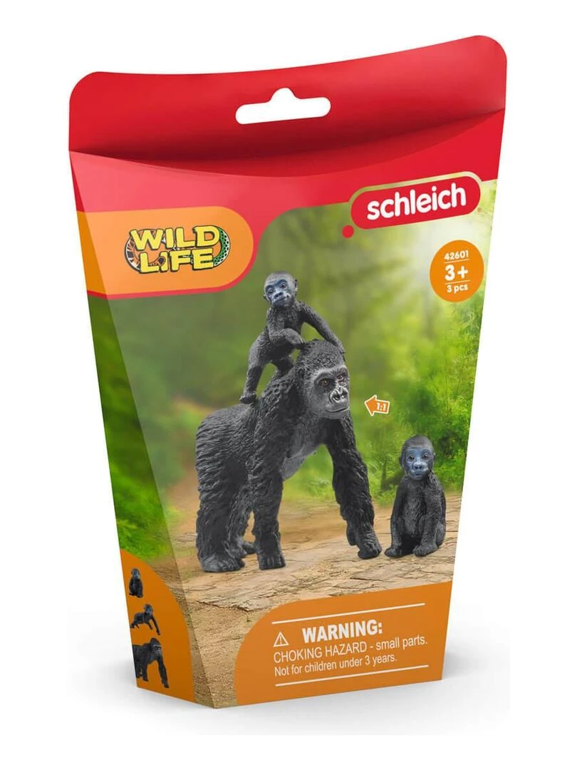 Figurines Wild Life : Famille de Gorilles des Plaines   N/A