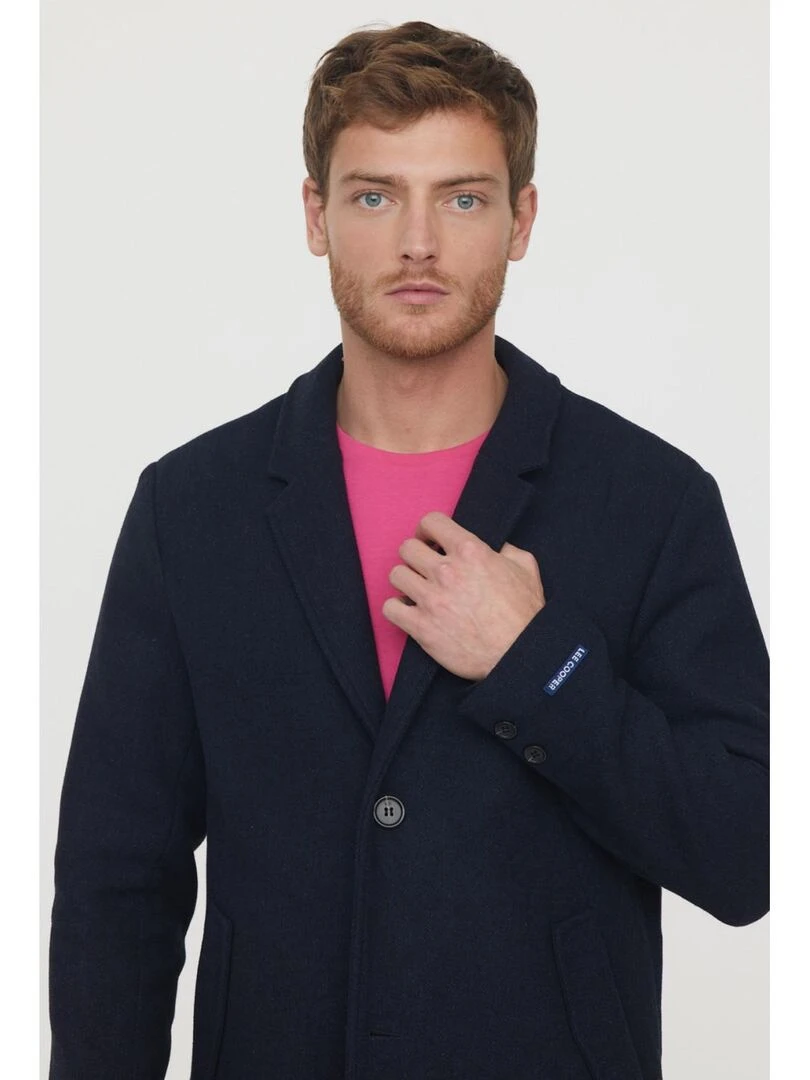 Lee Cooper   Manteau manches longues polyester regular FROMBE   Bleu marine