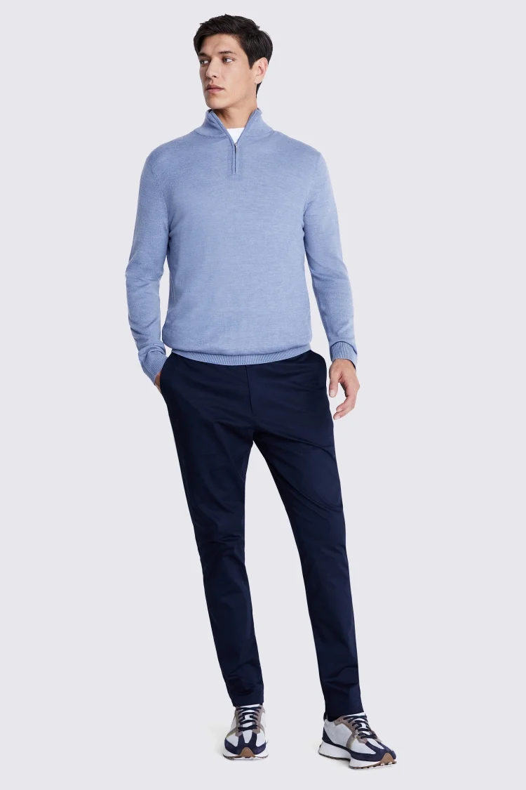 White Merino Mock-Neck Jumper   Buy Online at Moss